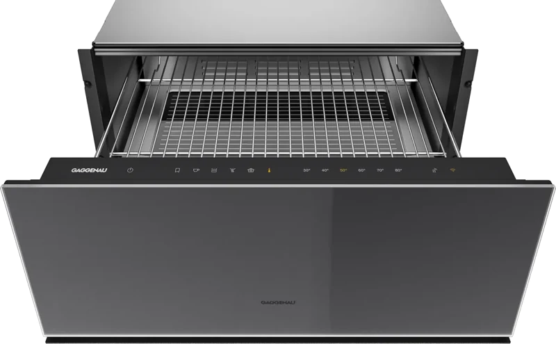 Gaggenau GW252100 — Шкаф для подогрева посуды 60 x 28 см отделка Gaggenau Onyx